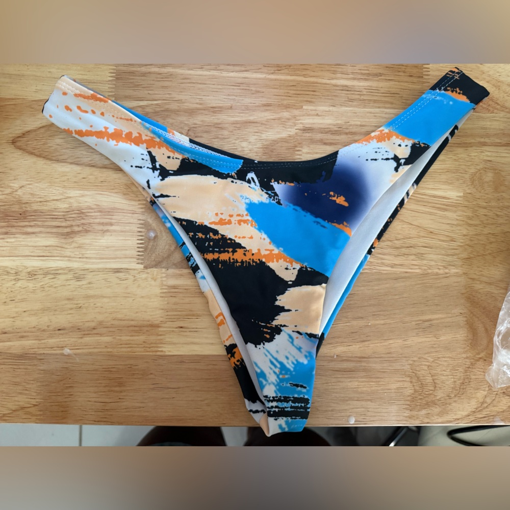 Abstract Print Bikini Bottom